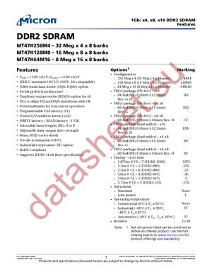 MT47H128M8B7-37E:A datasheet  